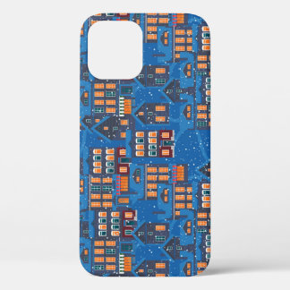 Winter Wonderland: Nighttime House Scapes iPhone 12 Case