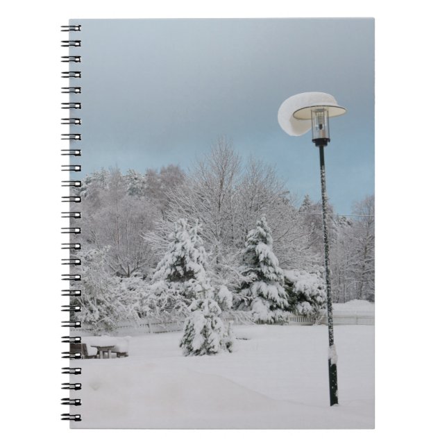 Winter wonderland notebook (Front)