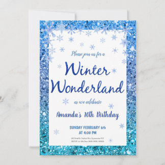 Winter Wonderland Party Invitation