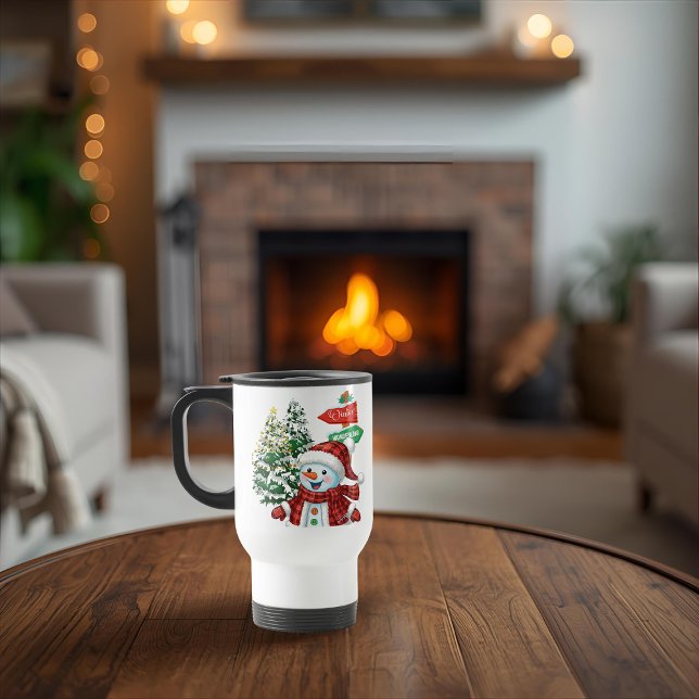 Winter Wonderland - Personalized Travel Mug (Creator Uploaded)