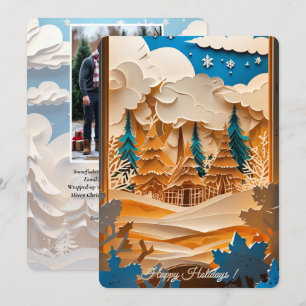 Winter Wonderland Photo Holiday Card