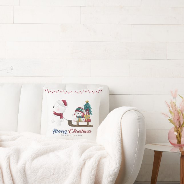 Winter Wonderland Pillow Cover | Holiday Vibes (Couch)