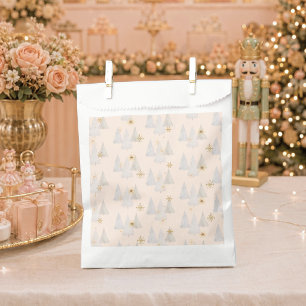 Winter Wonderland Pine Tree Snowflake Holiday Favour Bags