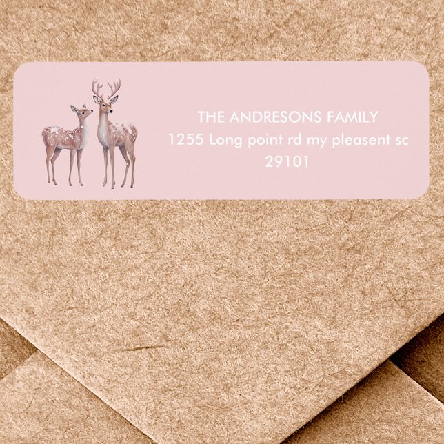 Winter Wonderland Pink and Deer Birthday (Creator Uploaded)