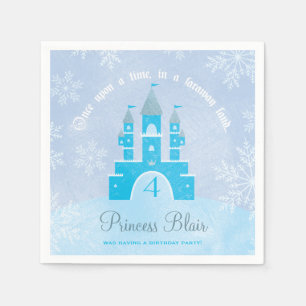 Winter Wonderland Princess Party Napkins