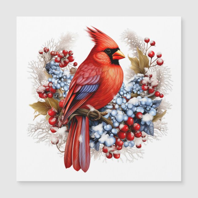 Winter Wonderland Red Cardinal (Front)