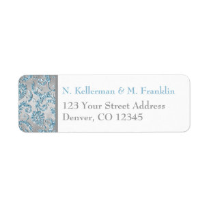 Winter Wonderland Return Address Label