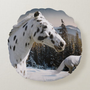 Winter Wonderland Round Cushion