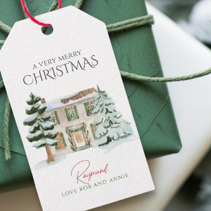 Winter Wonderland Rustic Farmhouse Chritsmas Gift Tags