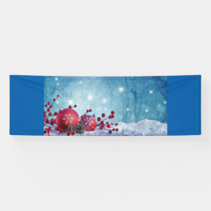 Winter Wonderland Scene Banner