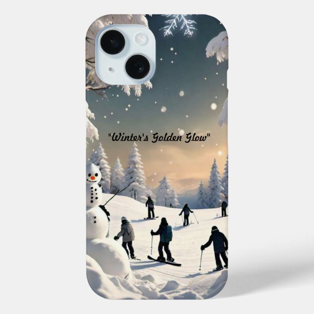 "Winter Wonderland Scene" Case-Mate iPhone Case (Back)