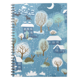 Winter Wonderland: Scenic Pattern Notebook