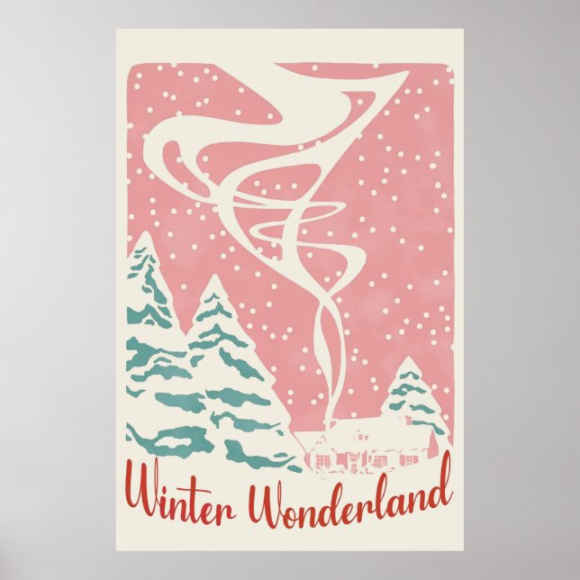 winter wonderland seasonal poster (Front)