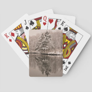 Winter Wonderland - Sepia Playing Cards