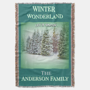 Winter Wonderland Serenity Throw Blanket