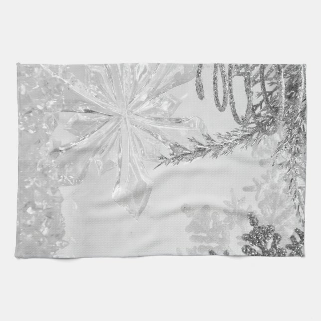 "Winter Wonderland" series v Tea Towel (Horizontal)