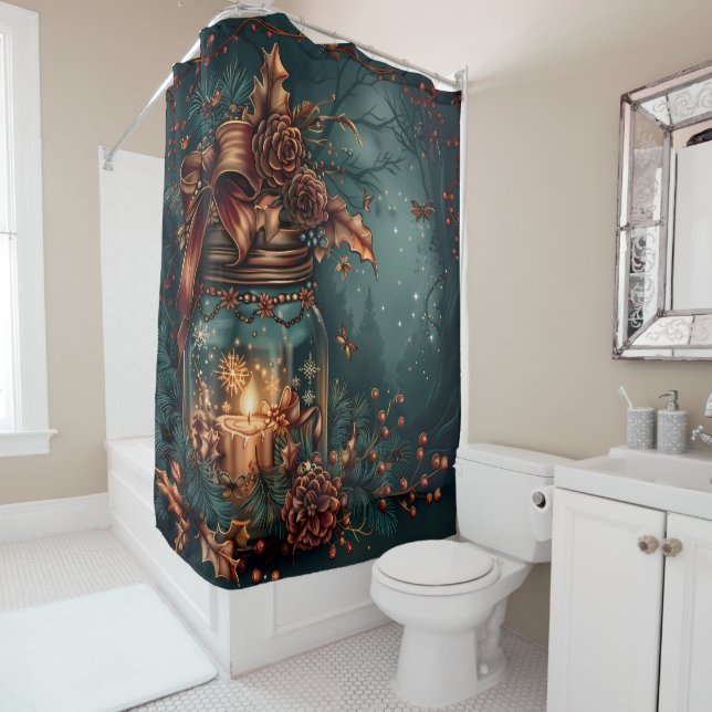 Winter Wonderland Shower Curtain (In Situ)