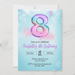 Winter Wonderland Slumber Party Invitation