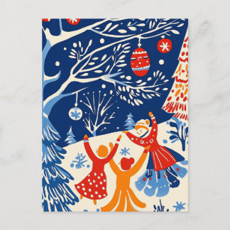 Winter Wonderland, Snow Angel, Holiday folk art