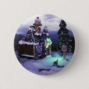 Winter Wonderland Snow Scene 2020 6 Cm Round Badge