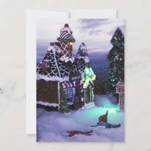 Winter Wonderland Snow Scene 2020 Holiday Card