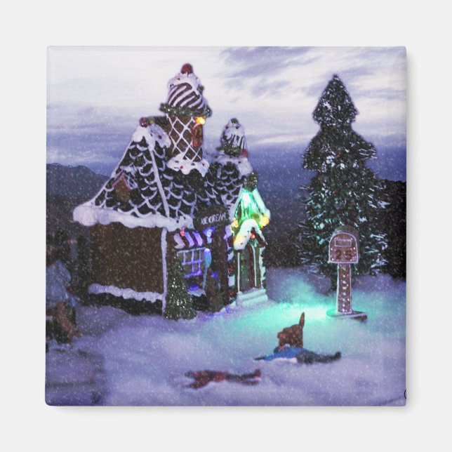 Winter Wonderland Snow Scene 2020 Magnet (Front)