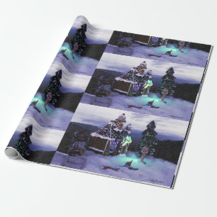 Winter Wonderland Snow Scene 2020 Wrapping Paper