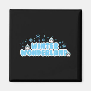 Winter Wonderland Snowball Magnet