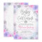 Winter Wonderland Snowflake Baby Shower Invitation