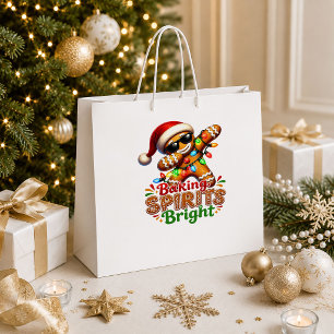 Winter Wonderland Snowflake Christmas Gift Bag Sty