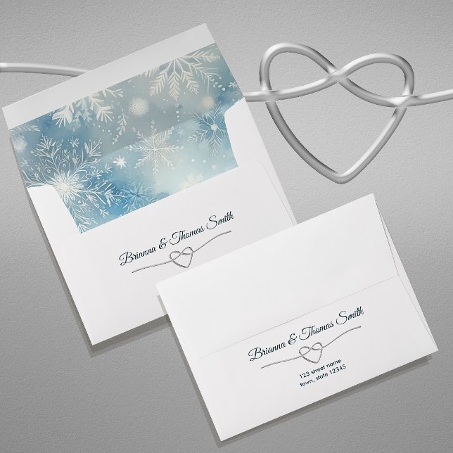 Winter Wonderland Snowflake Envelope (Creator Uploaded)
