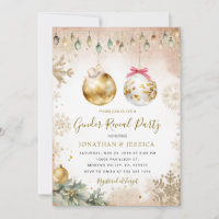 Winter Wonderland Snowflake Gender Reveal Party