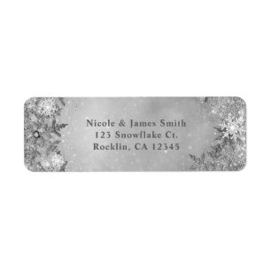 Winter Wonderland Snowflakes Pure Silver Elegant