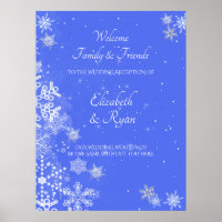 Winter Wonderland, Snowflakes, Wedding Welcome