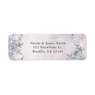 Winter Wonderland Snowflakes White Sparkle Elegant