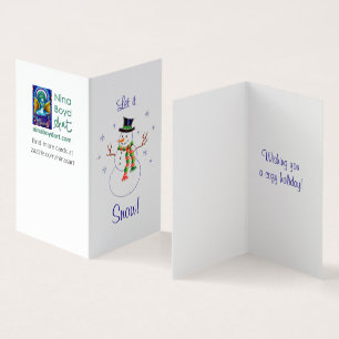 Winter Wonderland Snowman *set of 25 holiday cards