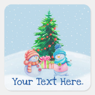 Winter Wonderland Snowmen Sticker