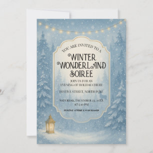Winter Wonderland Soirée Invitation