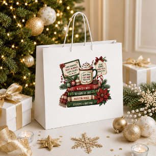 Winter Wonderland Sparkly Christmas Gift Bag Style