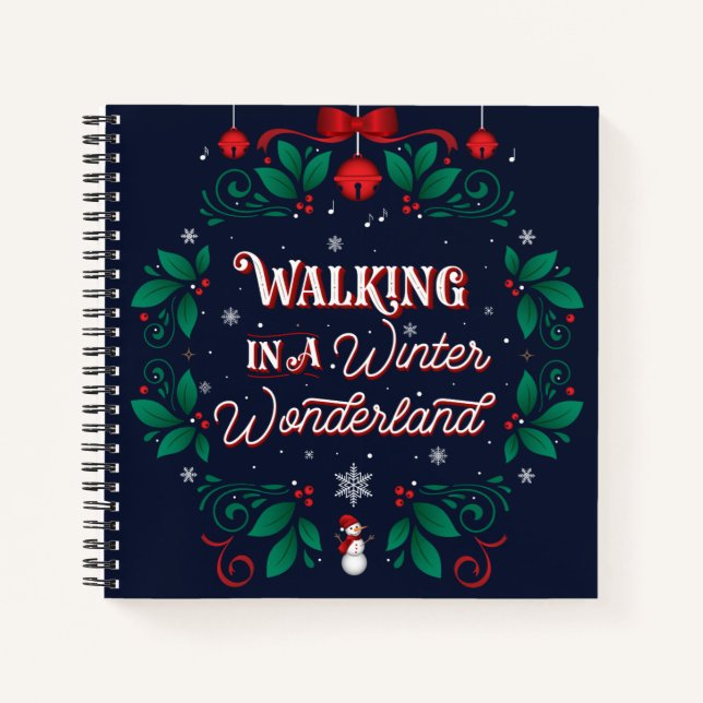 Winter Wonderland Square Notebook 8.5x8.5 (Front)