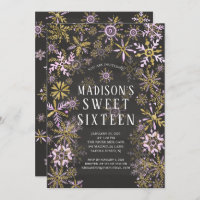 Winter Wonderland Sweet Sixteen Birthday Party