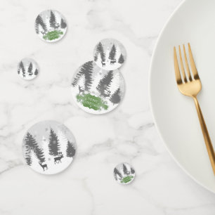 Winter Wonderland Table Confetti - Green