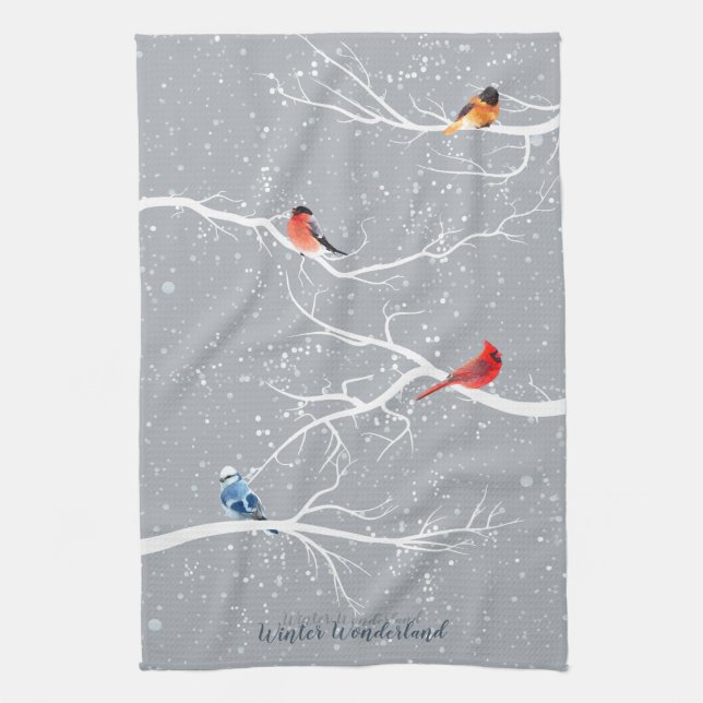 Winter Wonderland Tea Towel (Vertical)