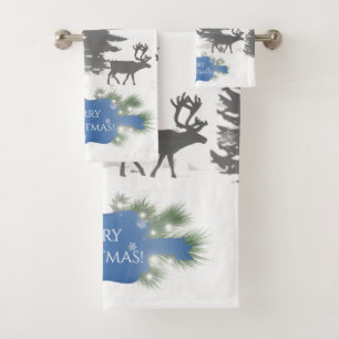 Winter Wonderland Towel Set - Blue