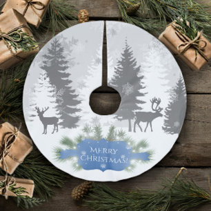 Winter Wonderland Tree Skirt - Blue