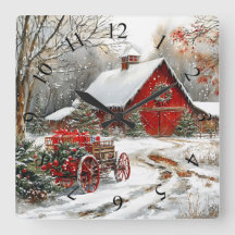 Winter Wonderland Wall Clock