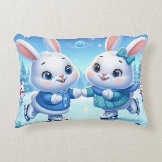 Winter Wonderland Waltz Decorative Cushion (Front)