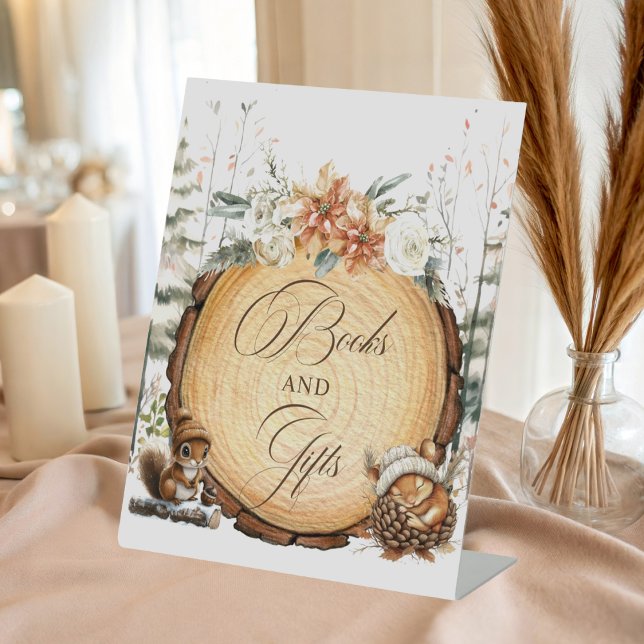 Winter Wonderland Watercolor Animals Gifts Sign (Creator Uploaded)