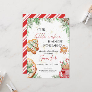 Winter Wonderland Watercolor Baby Shower Invitation