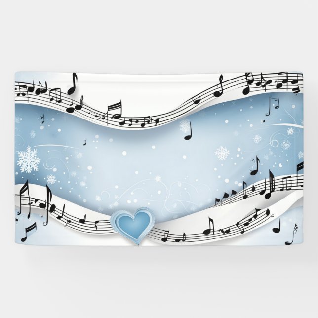 Winter Wonderland Wedding Banner (Horizontal)